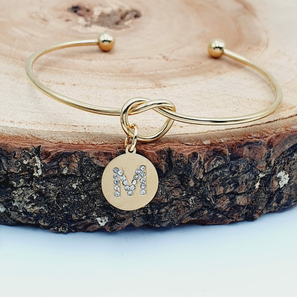 Personalized Bangle With Initial - image 2